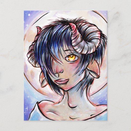 Carte Postale Lune de changement (Devant)