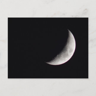 Carte Postale Lune de croissant de cirage