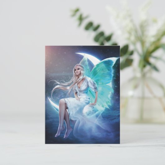 Carte Postale lune de fée (Debout devant)