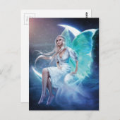 Carte Postale lune de fée (Devant / Derrière)