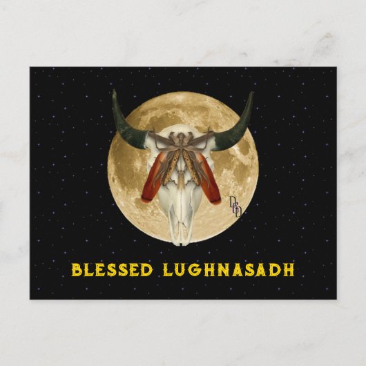 Carte Postale Lune de la récolte (Devant)