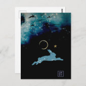 Carte Postale Lune de lapin (Devant / Derrière)