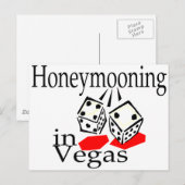 Carte Postale Lune De Miel À Vegas (Devant / Derrière)