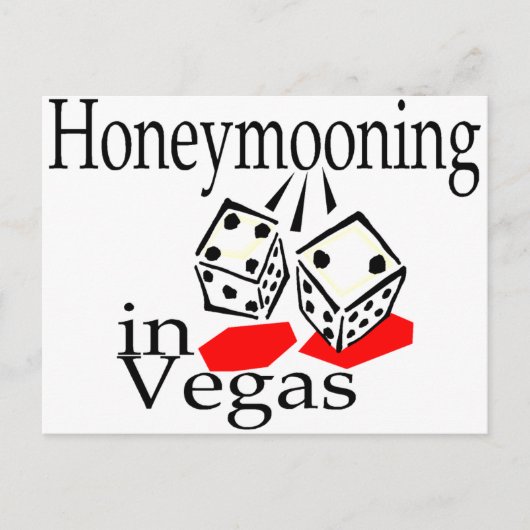 Carte Postale Lune De Miel À Vegas (Devant)