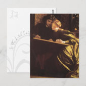 Carte Postale Lune de miel du peintre - Lord Frederick Leighton (Devant / Derrière)