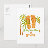 Carte Postale Lune de miel en Hawaii (Devant / Derrière)