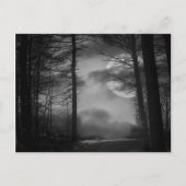 Carte Postale Lune de minuit - B&W (Devant)