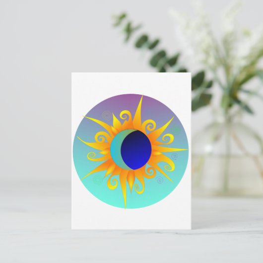 Carte Postale Lune de soleil (Debout devant)