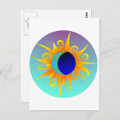 Carte Postale Lune de soleil (Devant / Derrière)