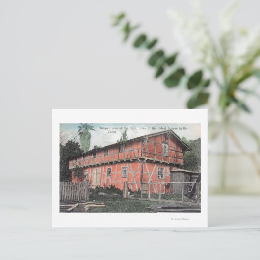 Carte Postale L'une des plus vieilles maisons de la vallée (Debout devant)