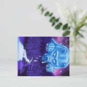 Carte Postale Lune d'ours blanche (Debout devant)