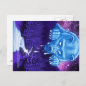 Carte Postale Lune d'ours blanche (Devant / Derrière)