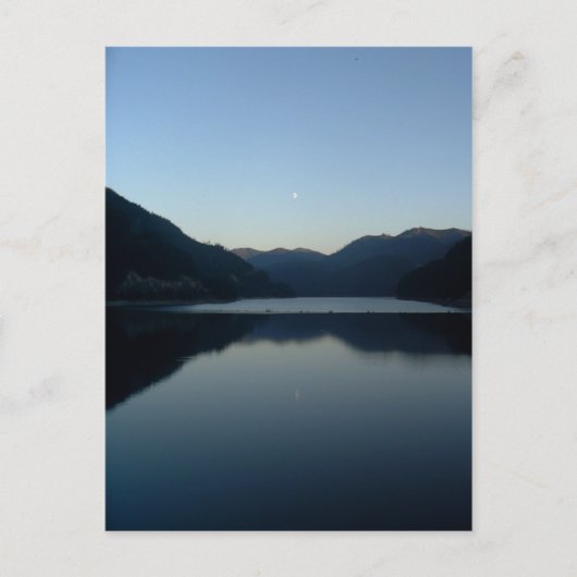 Carte Postale Lune du lac (Devant)