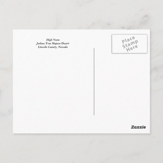 Carte Postale Lune élevée (Dos)