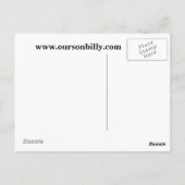 Carte postale Lune en forme de cœur (Dos)