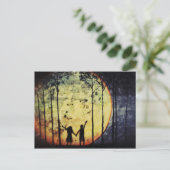 Carte Postale Lune Enfants (Debout devant)