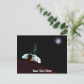 Carte Postale Lune et croix personnalisables, Quito, Equateur (Debout devant)