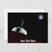 Carte Postale Lune et croix personnalisables, Quito, Equateur (Devant / Derrière)