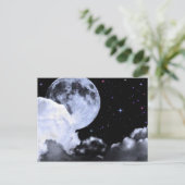 Carte Postale Lune et étoiles (Debout devant)