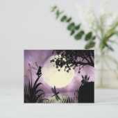Carte postale lune fée (Debout devant)