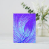 Carte Postale Lune Fleur Enchantée Fleur (Debout devant)