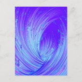 Carte Postale Lune Fleur Enchantée Fleur (Devant)