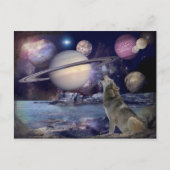 Carte Postale Lune frappée (Devant)