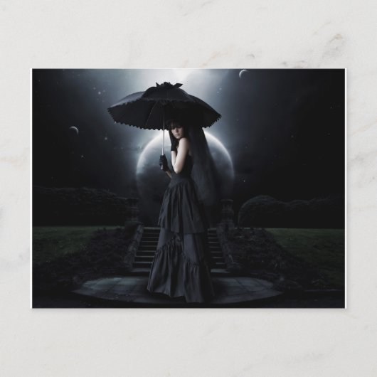 Carte Postale Lune gothique (Devant)