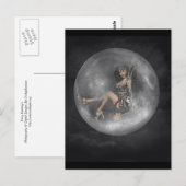 Carte Postale Lune gothique (Devant / Derrière)