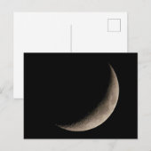 Carte Postale Lune lunaire (Devant / Derrière)
