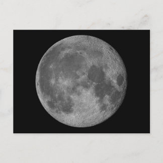 Carte Postale Lune magnifique en 3D