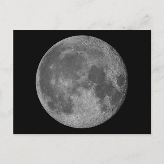 Carte Postale Lune magnifique en 3D (Devant)