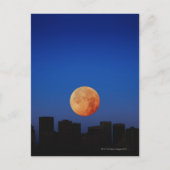 Carte Postale Lune orange (Devant)