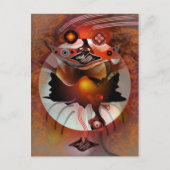 Carte Postale Lune parlée (Devant)