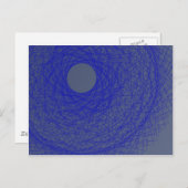 Carte Postale lune, s'il vous plaît, oubliez de tomber dans l'oc (Devant / Derrière)