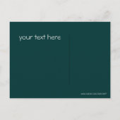 Carte Postale Lune Star Tree Paint Splat (Dos)