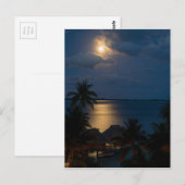 Carte Postale Lune sur bora bora (Devant / Derrière)