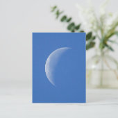 Carte Postale Lune sur ciel bleu (Debout devant)