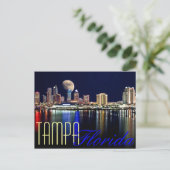 CARTE POSTALE LUNE SUR LA BAIE TAMPA ! (Debout devant)