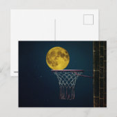 Carte Postale Lune sur le panier (Devant / Derrière)