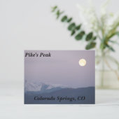 Carte Postale Lune sur le pic de Pike (Debout devant)