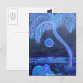 Carte postale - Lune tropicale (Devant / Derrière)