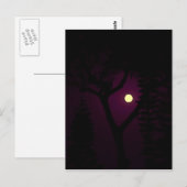 Carte Postale Lune violette (Devant / Derrière)