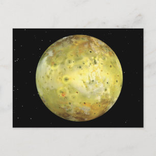 Carte Postale Lune volcanique de Jupiter