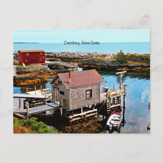 Carte Postale Lunenburg (Nouvelle-Écosse) (Devant)