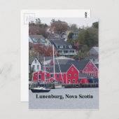 Carte Postale Lunenburg Nouvelle-Écosse (Devant / Derrière)