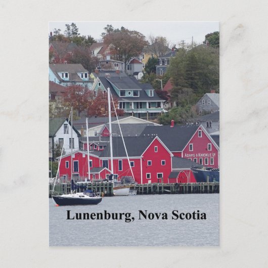 Carte Postale Lunenburg Nouvelle-Écosse (Devant)