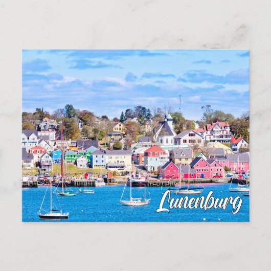 Carte Postale Lunenburg, Nova Scotia, Canada (Devant)