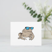 Carte Postale Lunettes de soleil Grenouille (Debout devant)