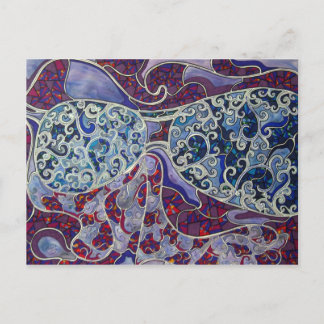 Carte postale : Lunettes de soleil la nuit